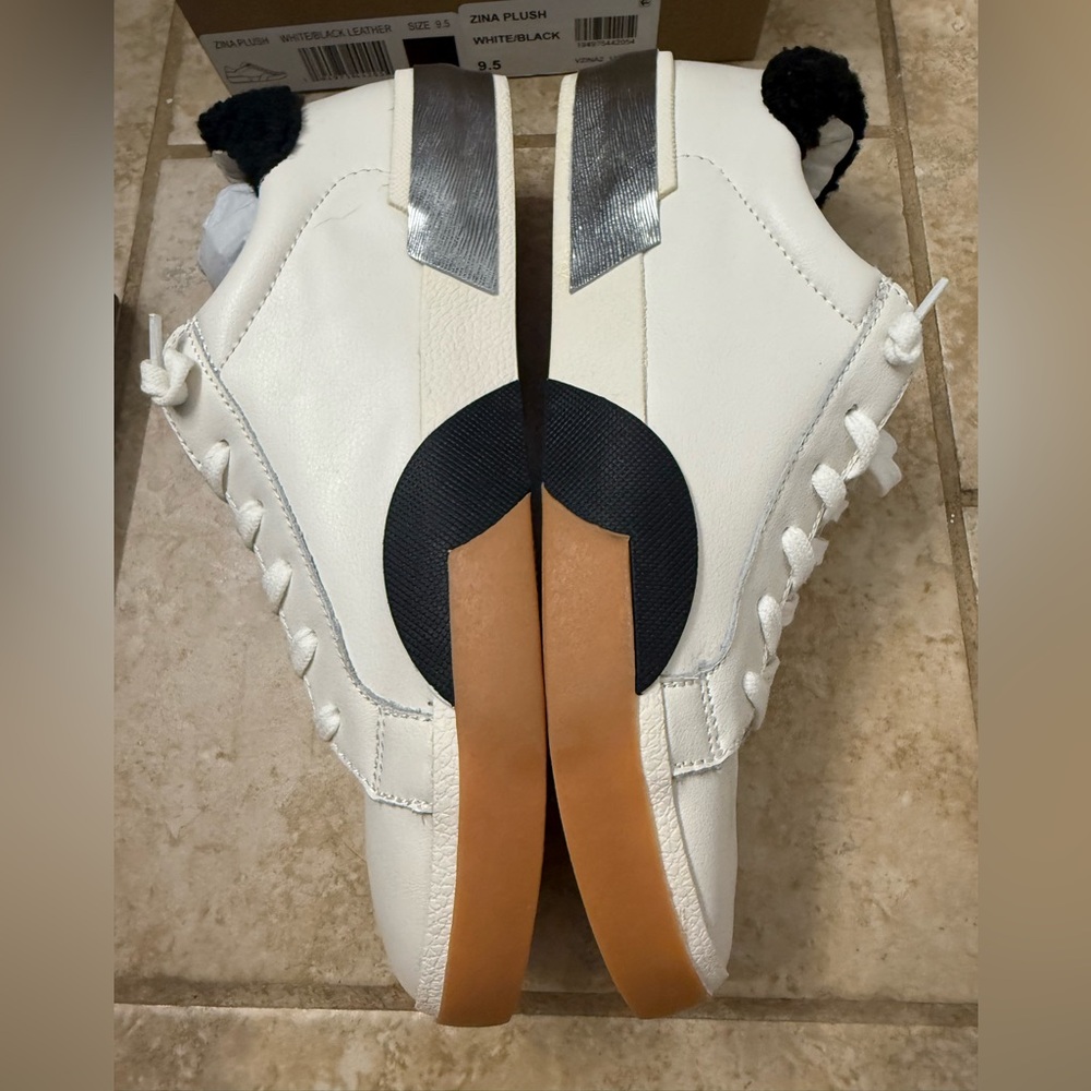 Dolce Vita White and Silver Sneakers with Modern Design - NWT